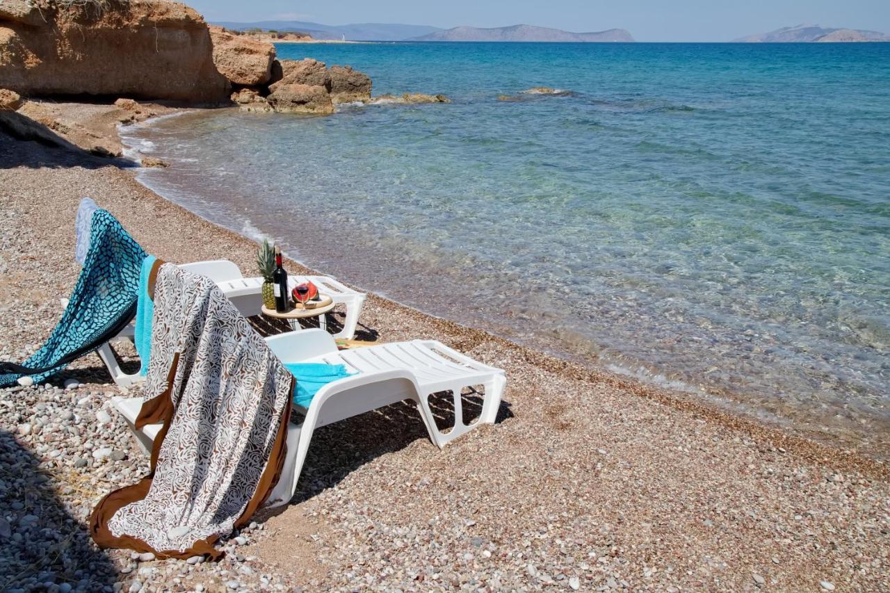 Aroura Homes 4Br Beachfront Villa Spetses Town Luaran gambar