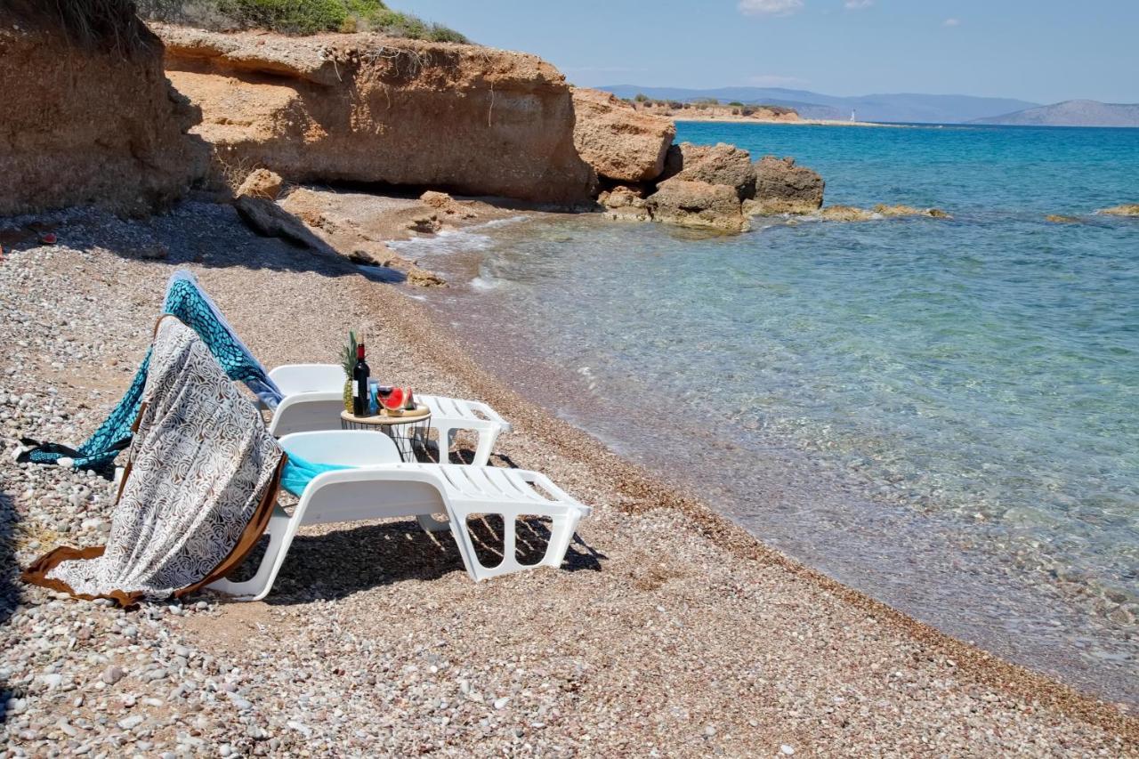 Aroura Homes 4Br Beachfront Villa Spetses Town Luaran gambar